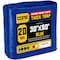 Core Tarps Heavy Duty Tarp, 50 ft L x 0.5 mm H x 30 ft W, 20 Mil, Blue, Polyethylene CT-705-30X50 - alternate 1